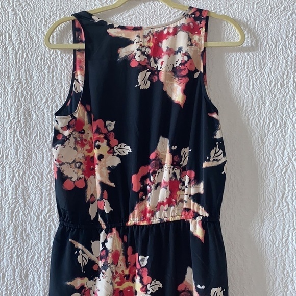 Ann Taylor Split-Neck Floral Sleeveless Maxi Dress - Picture 7 of 12